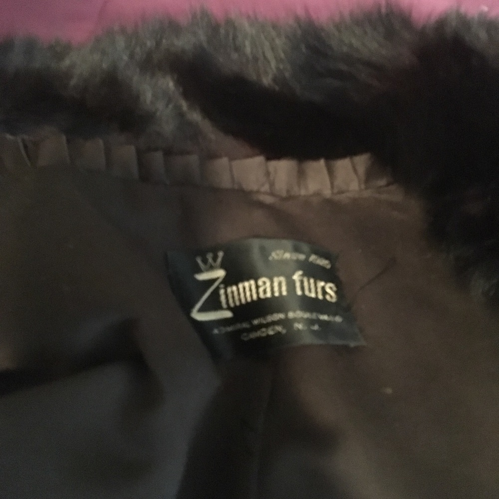 Brown mink trimmed in fox